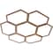 Ekena Millwork Florin Wood Fretwork Pierced Ceiling Medallion, Walnut, 34"OD x 14 1/2"ID x 1/4"T CMWP34X34X0250FOWA - alternate 4